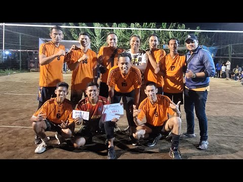 Set 1 - Final Turnamen Bola Voli GRRC Pogot  : VETERAN VS ELEKTRO MEDIS