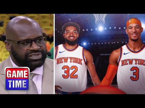 NBA Gametime crew react KAT & Josh Hart combined 55 Pts, 28 Reb lead Knicks beat Wizards 126-106