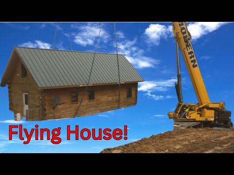 Moving An Entire House With A Crane - Unbelievable!