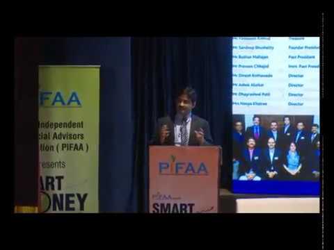 Lecture about smart investment by Mr  Ashish Pimple at Smart Money Seminar organised by PIFAA, Pune