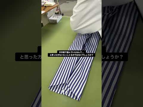 工場の職人による「シャツのたたみ技術」#鎌倉シャツ #職人 #ワイシャツ