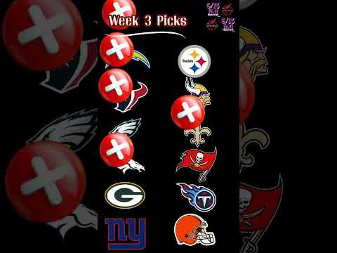 NFL Week 3 is here and here are Wild Card Mar's predictions: NFL Week 3 Preview and Predictions