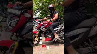 TVS Bike Gear Changing System.  #trending #shorts #bike #reels #ytshorts #status #delhi #tvs #gopro