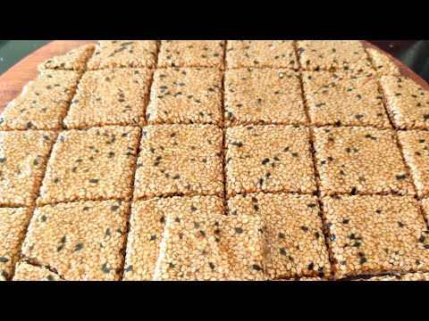 Til wadi recipe | Sessame Wadi | तिळाची वडी रेसिपी |मकरसंक्रांत स्पेशल तिळाची वडी | Crispy til wadi