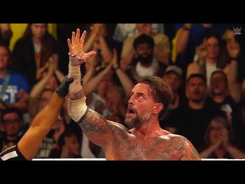 CM PUNK WINS STRAP MATCH VS DREW MCINTYRE WWE BASH IN BERLIN 2024