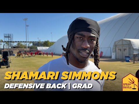 ASU DB Shamari Simmons on winning, leadership, and making plays