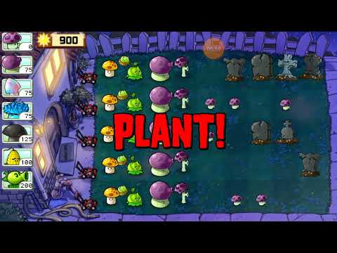 Plants vs. Zombies Survival Night! 🌳🌵🚷