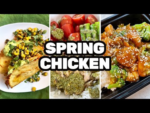 3 Amazing Spring and Summer Chicken Recipes!