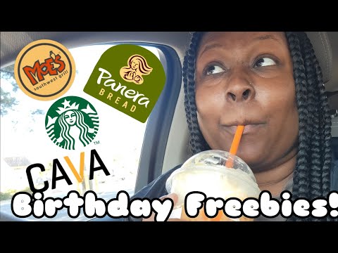 Only Eating Free Food ( Birthday Freebies)  FOR 24 HOURS!!