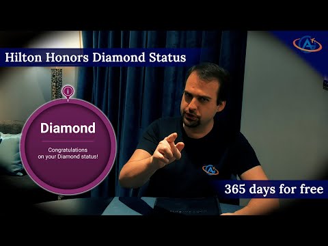 FREE HILTON DIAMOND STATUS for 1 year to be awarded in January 2022!