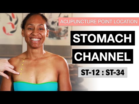 Acupuncture Point Location: The Stomach Channel 12-34 (Stomach Meridian pt. 2)