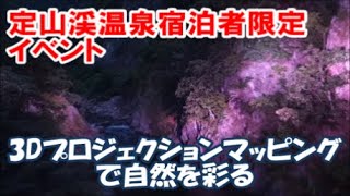 【定山渓温泉宿泊者限定】JOZANKEI NATURE LUMINARIE 定山渓ネイチャールミナリエ 自然と3Dプロジェクションマッピング 北海道札幌　Jozankei guests Japan