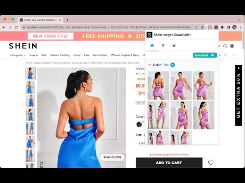 How to download high-resolution images of products listed on Shein 2024