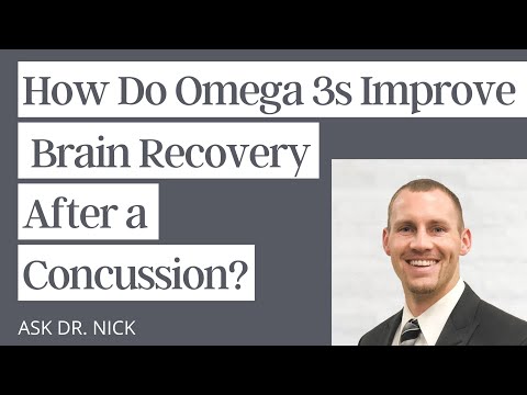 How Do Omega 3s Improve Brain Recovery After a Concussion?