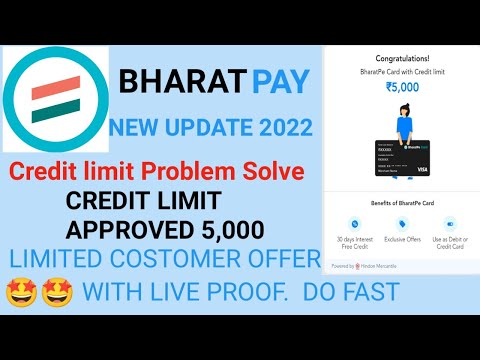 bharat pe credit card limit | bharat pe credit card limit not showing 2022