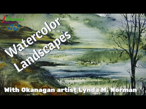 Watercolor: Creating an Otherworldly Watercolor Cityscape with Lynda Norman