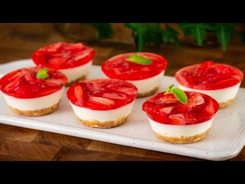 🍰Our favorite treat in 15 minutes! 🍓I don't buy cakes anymore! No condensed milk, no baking