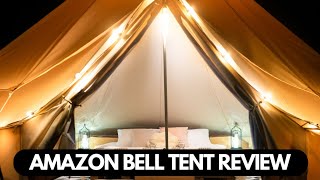 Winter Camping on a Budget | Amazon Tomount Bell Tent Review