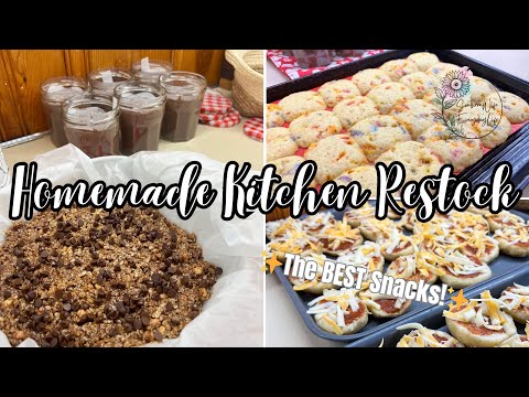 Foods I ONLY make at home || Snack Edition || Homemade Kitchen Restock