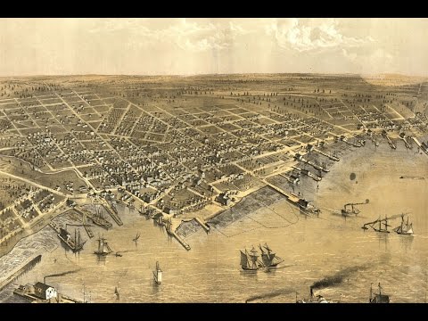 Muskegon Michigan History and Cartography (1868)