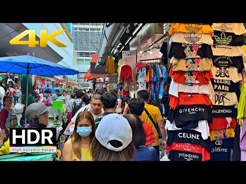 Walking Tour in Pratunam Market - Bangkok Downtown 2023 [4K HDR]