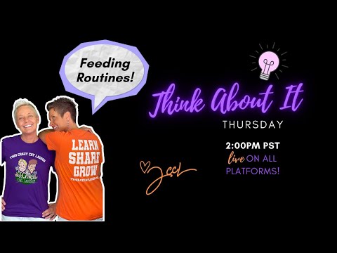 Feeding Routine Tips | Think About It Thursday | Two Crazy Cat Ladies