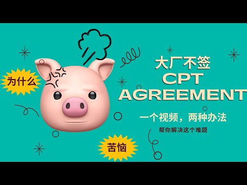 【美国职场】公司老板为什么不给我签CPT Agreement？