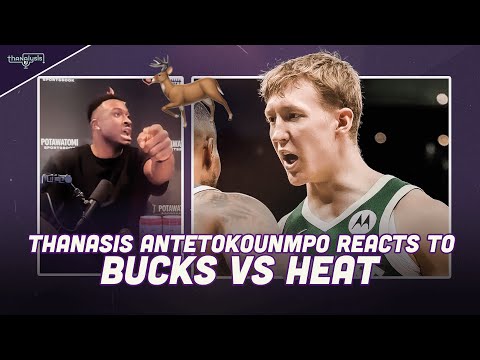 Thanasis Antetokounmpo REACTS to the Milwaukee Bucks WIN over the Miami Heat