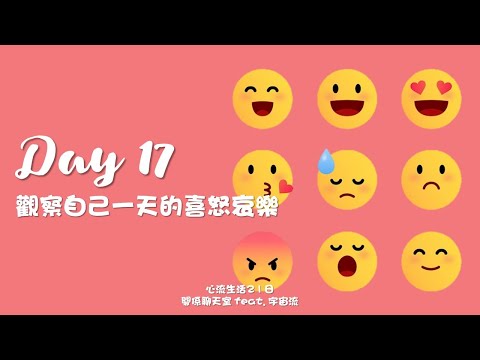 [心流生活21日] Day 17 觀察自己一天的喜怒哀樂｜關係花園 冠名贊助播出｜feat. 宇宙流