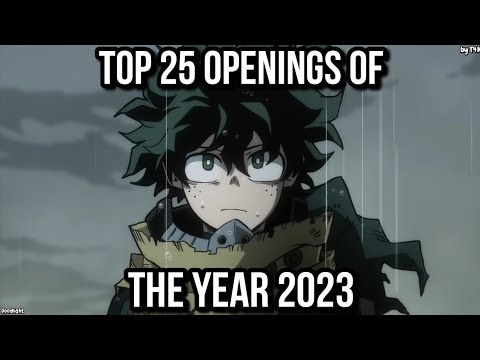 TOP 25 Openings de Anime del Año 2023 (Party Rank)