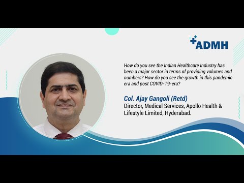 Col. Ajay Gangoli (Retd) Director, Medical Services, Apollo Health & Lifestyle Limited, Hyderabad.