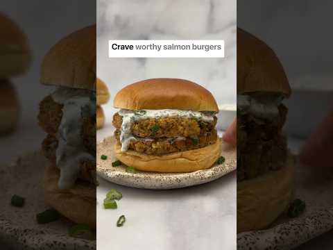 Crave Worthy Salmon Burgers