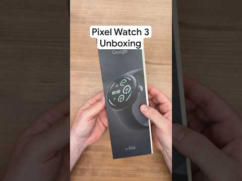 Unboxing the new #PixelWatch 3 in both sizes #Unboxing #ASMR #MadeByGoogle #Fitbit