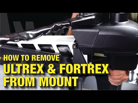 How to Remove Trolling Motor From Mount | Minn Kota Ultrex & Fortrex