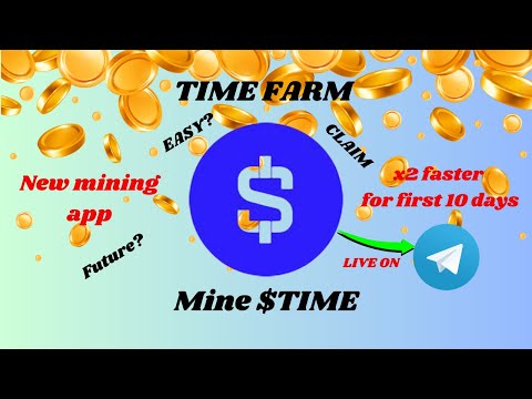 TIME FARM | Telegram app | Tap2Earn | CRYPTO MINER