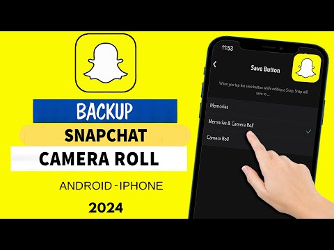 How To Backup Your Camera Roll On Snapchat | Backup Camera Roll On Snapchat (2024)