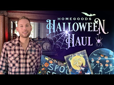 HomeGoods Halloween Haul 2022 - Halloween Decorations - Halloween Store Finds - July Halloween