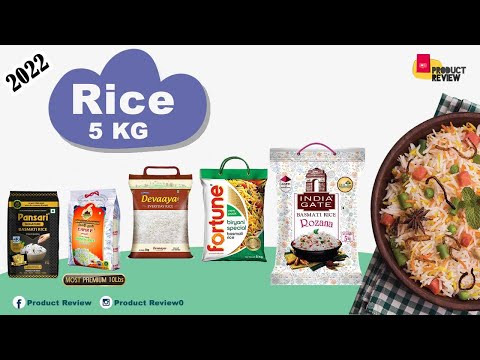 Top 5 Best Rice 5 KG In India // 5 Kg Rice // Biryani Rice // Basmati Rice // Top 5 Rice Brand