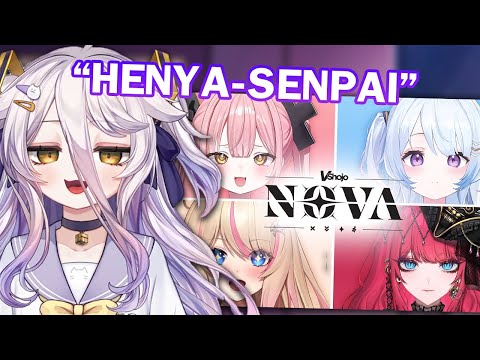 Henya is Finally Collabing with Vshojo Nova Members..