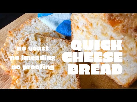 Quick Cheese Bread/no yeast, no kneading, no proofing