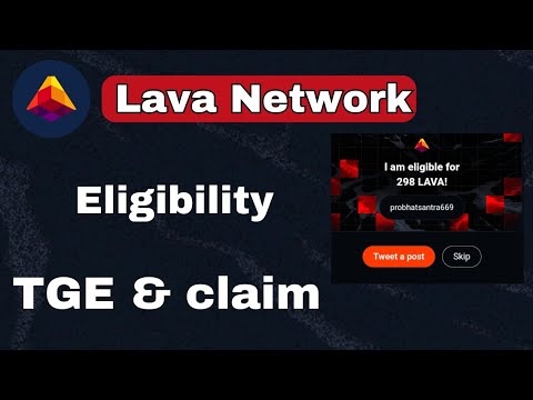 Check eligibility and claim Lava network Testnet Airdrop | lavanet update | crypto Airdrop