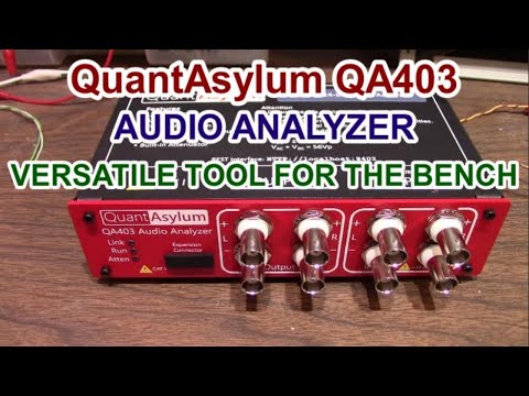 QuantAsylum QA403 Audio Analyzer first look