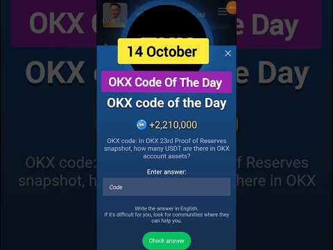 OKX Code Of The Day x empire | Today 14 October okx code of the day musk empire