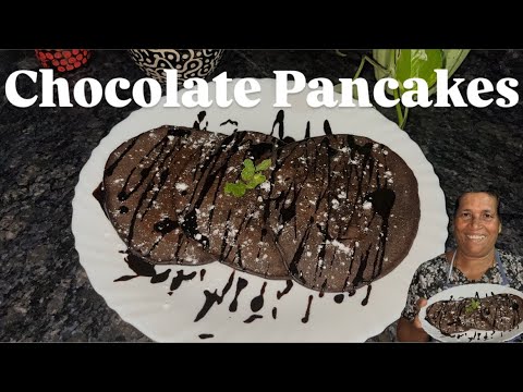 Chocolate Pancakes… #cooking #food #recipe #foodie #chocolate #chocolatepancakes #pancakes..