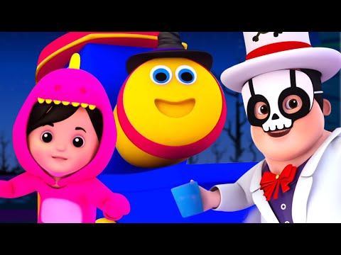 Hello Mr Ghost, Halloween Cartoon Video for Kids by Baby Bob