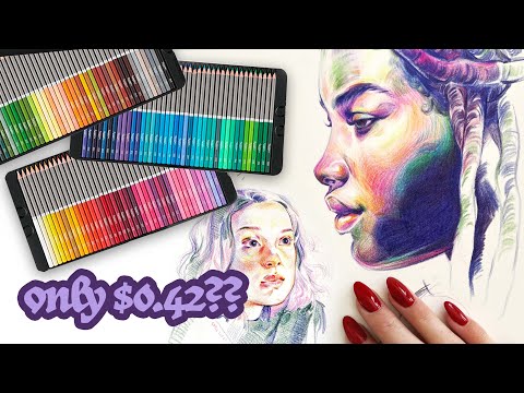 I HAVE to share these pencils with you! ✦ inexpensive colored pencil review + demo