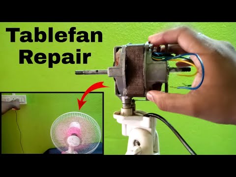 How to Repair Tablefan | Tablefan Jam Repair Bangla | Table fan Repair  at home