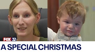 Illinois mom and baby celebrate Christmas after tumor removal saves both