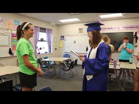 Andover High School seniors distribute Life Impact Diplomas