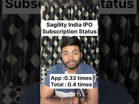 Sagility India IPO Subscription Status🔥| Latest IPO GMP #ipo #buyback #shortsfeed #hyundai